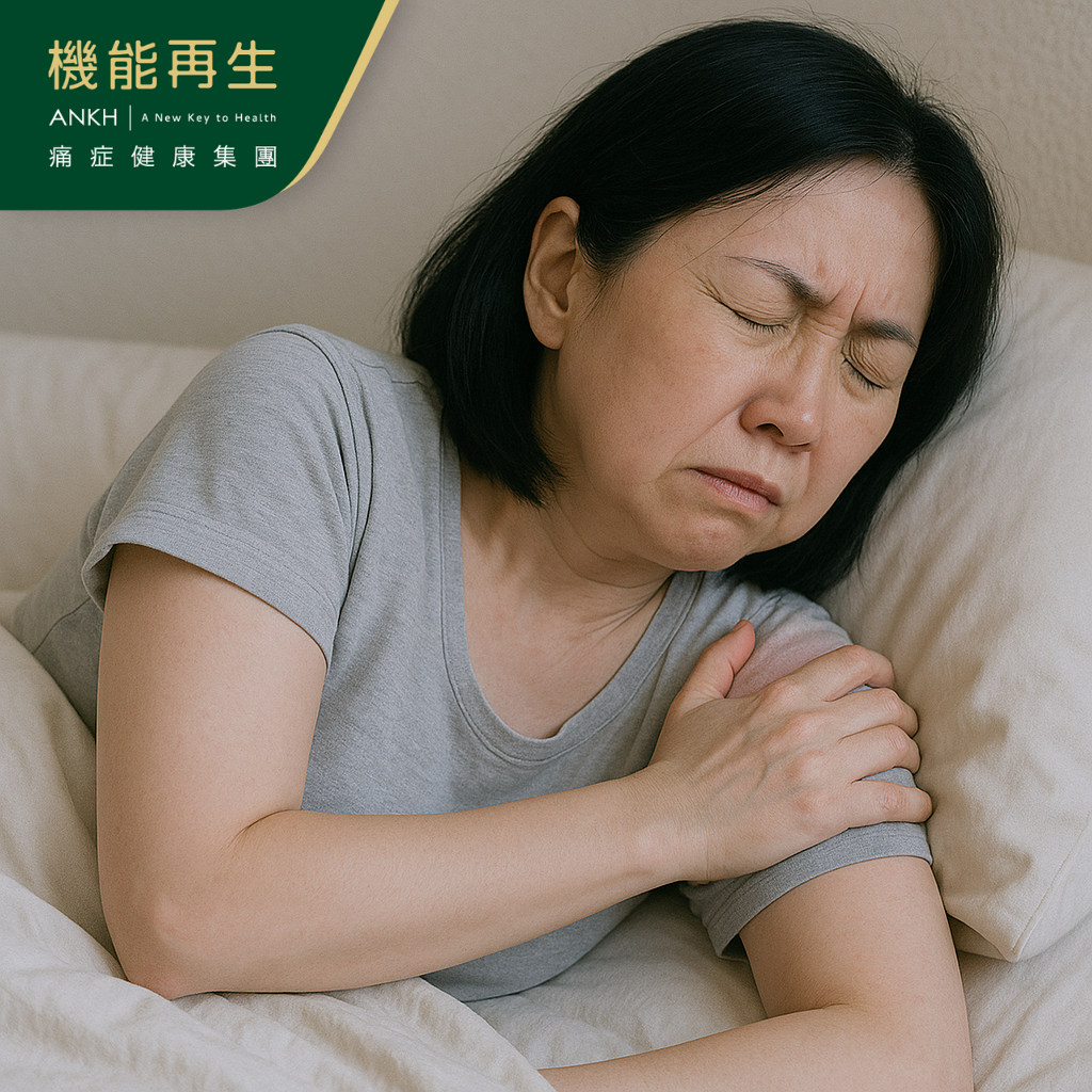 五十肩容易因為疼痛而難以入眠