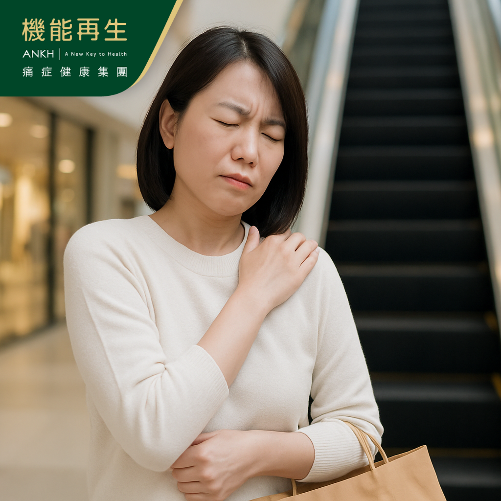 五十肩通常會肩膀活動角度受限