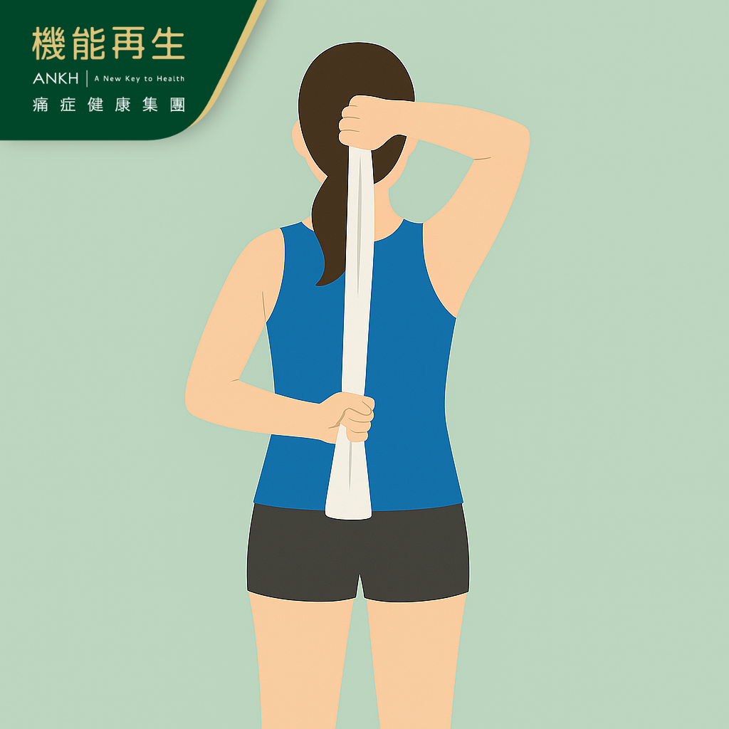 毛巾滑輪牽引
